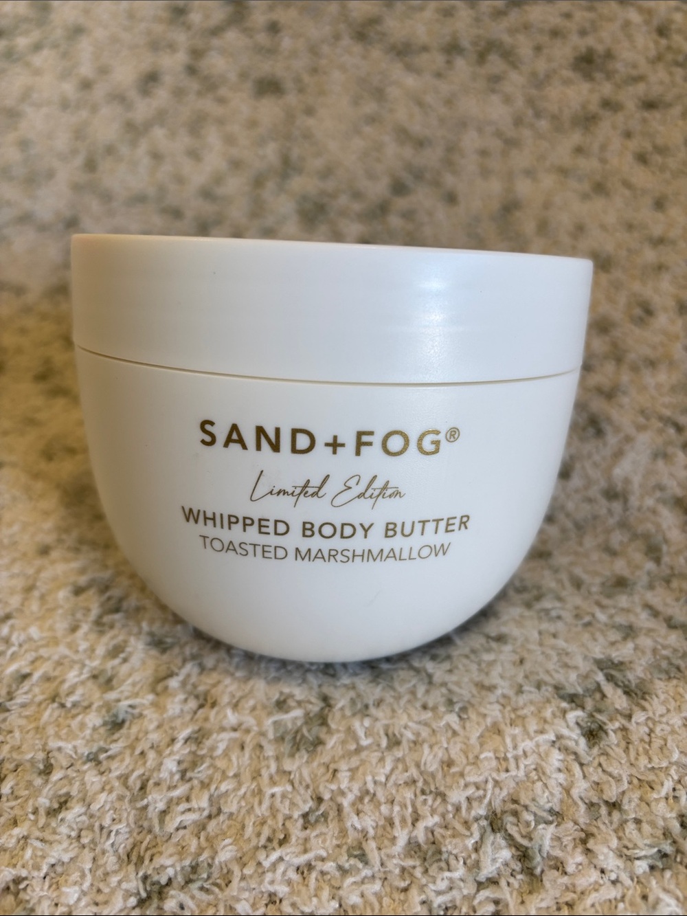 SAND+FOG limited ed. Whipped Body Butter Scent Toasted Marshmallow NWT 16.9oz